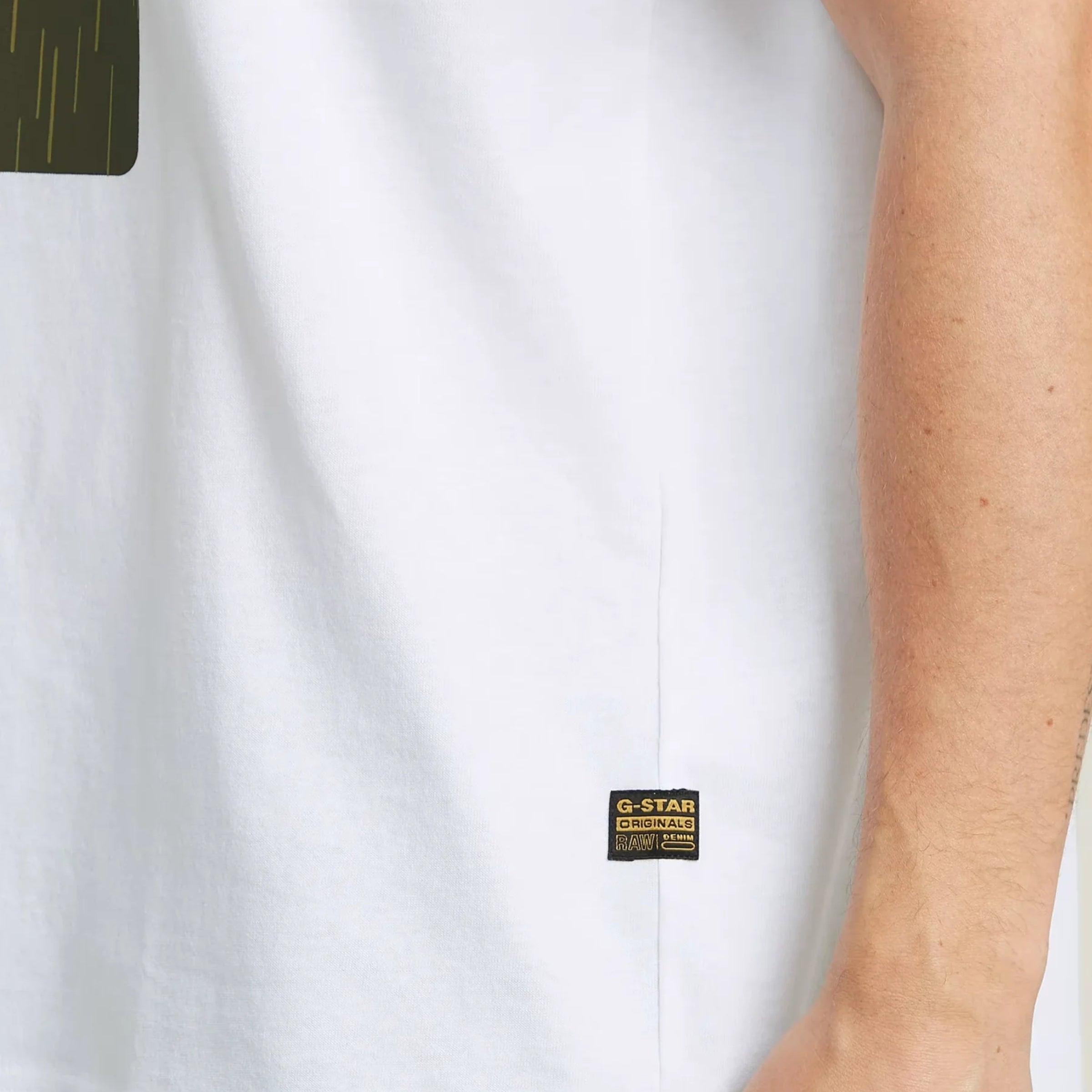 G-Star T-Shirt Burger Box Rain Loose White